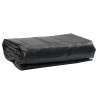 Plandeka, antracytowa, 3x5 m, 650 g/m²