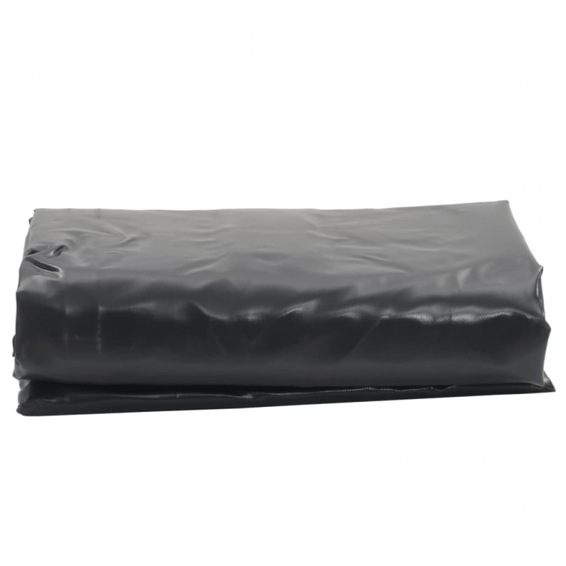 Plandeka, antracytowa, 4x5 m, 650 g/m²