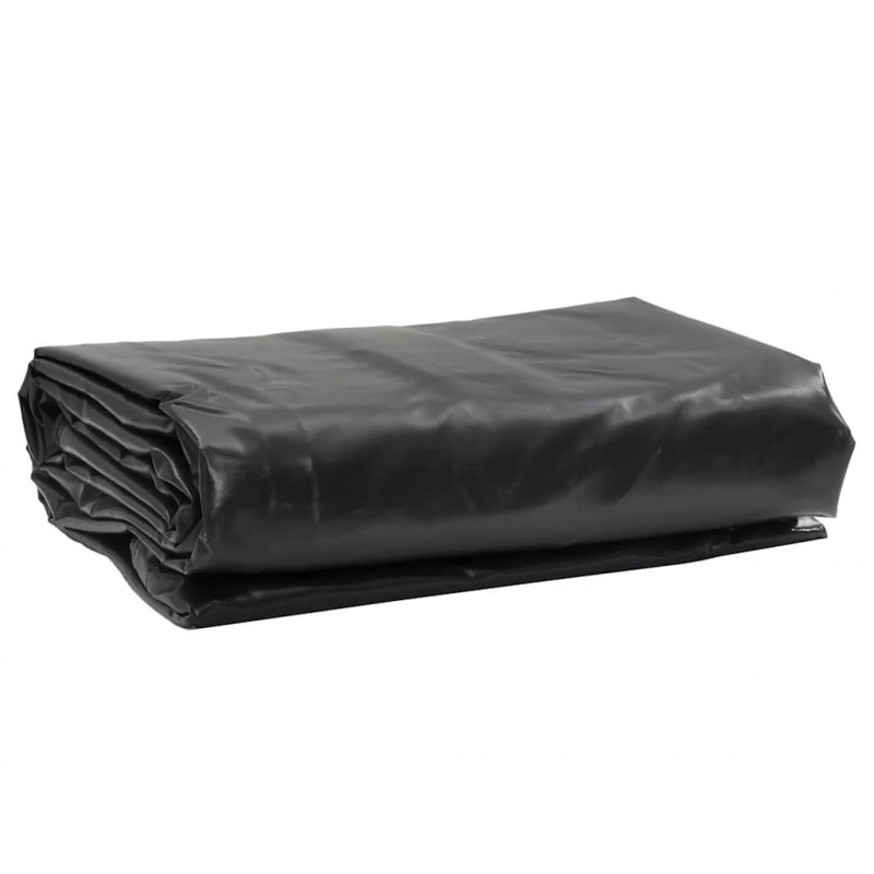 Plandeka, antracytowa, 1,5x20 m, 650 g/m²