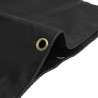 Plandeka, antracytowa, 1,5x20 m, 650 g/m²
