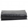 Plandeka, antracytowa, 6x8 m, 650 g/m²