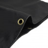 Plandeka, antracytowa, 6x8 m, 650 g/m²