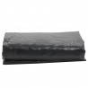 Plandeka, antracytowa, 1,5x2 m, 650 g/m²