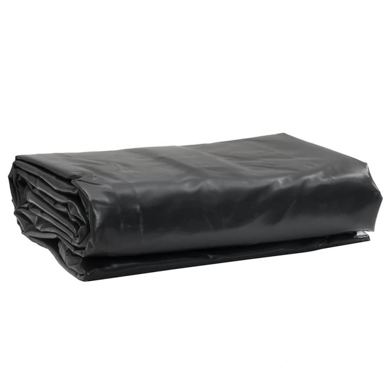 Plandeka, antracytowa, 2,5x4,5 m, 650 g/m²