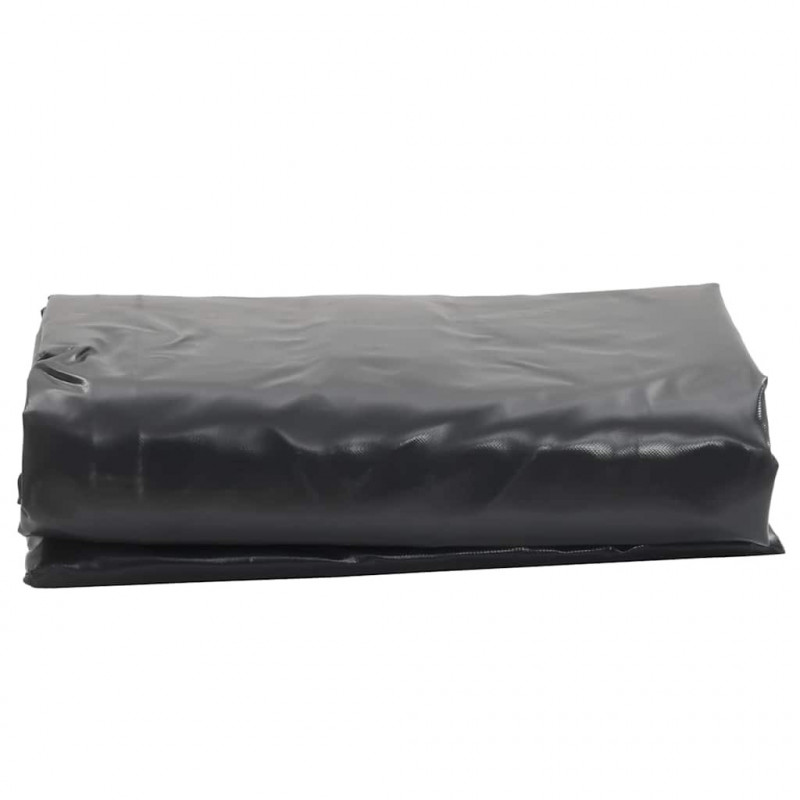 Plandeka, antracytowa, 2,5x4,5 m, 650 g/m²