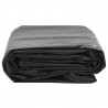 Plandeka, antracytowa, 2,5x4,5 m, 650 g/m²