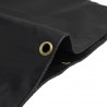 Plandeka, antracytowa, 2,5x4,5 m, 650 g/m²