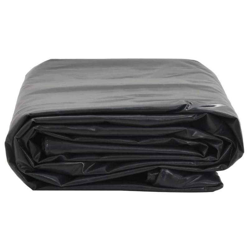 Plandeka, antracytowa, 5x7 m, 650 g/m²