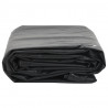 Plandeka, antracytowa, 5x8 m, 650 g/m²