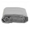 Plandeka, szara, 3x4 m, 650 g/m²