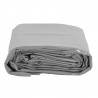 Plandeka, szara, 3x5 m, 650 g/m²