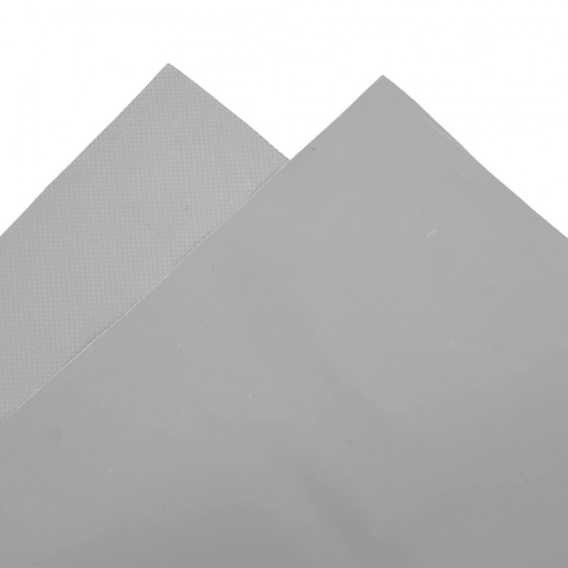 Plandeka, szara, 4x4 m, 650 g/m²