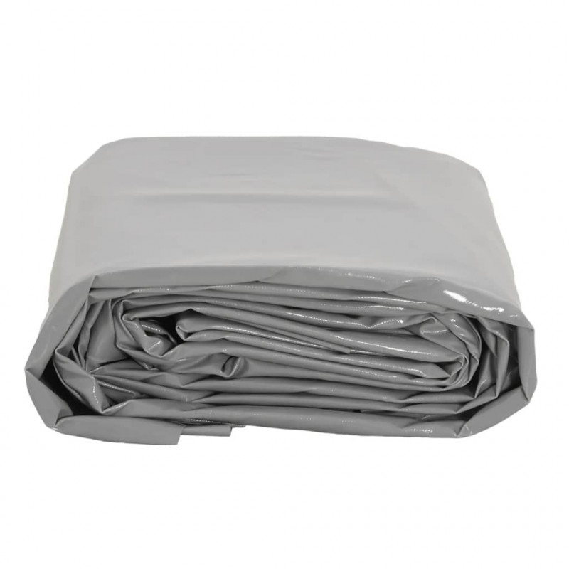 Plandeka, szara, 1,5x2,5 m, 650 g/m²