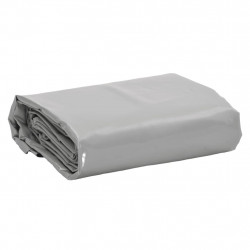 Plandeka, szara, 2,5x4,5 m, 650 g/m²