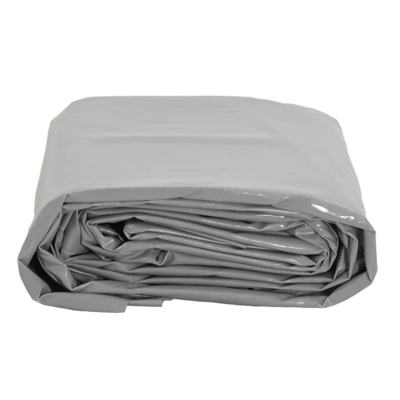 Plandeka, szara, 2,5x4,5 m, 650 g/m²