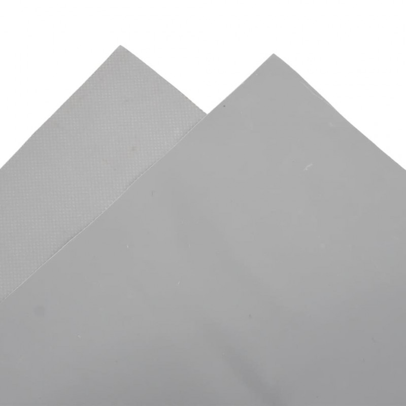 Plandeka, szara, 2,5x4,5 m, 650 g/m²