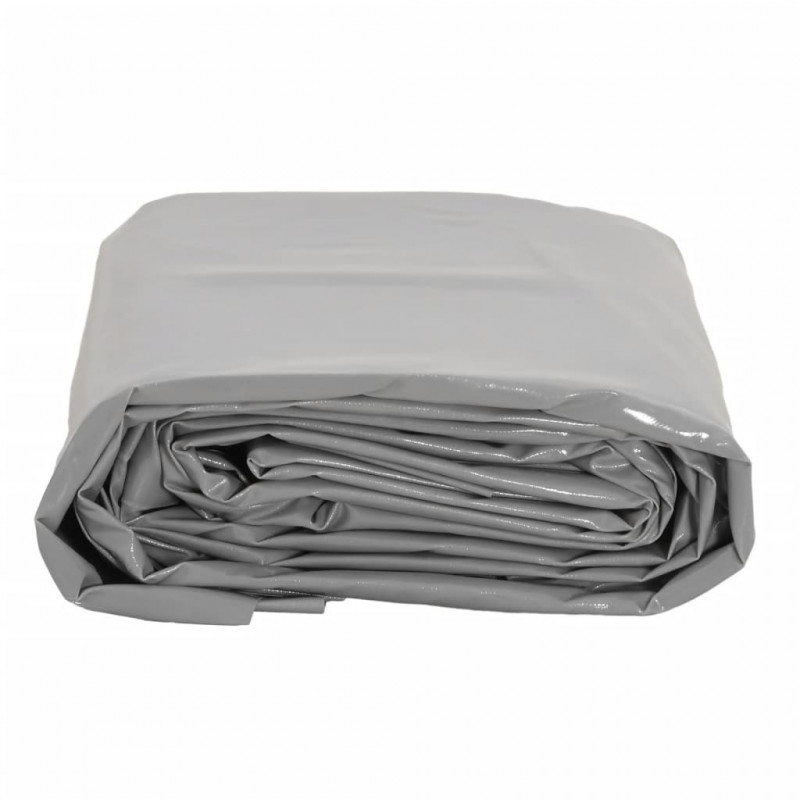 Plandeka, szara, 5x6 m, 650 g/m²