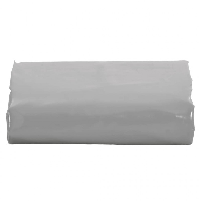 Plandeka, szara, 5x8 m, 650 g/m²