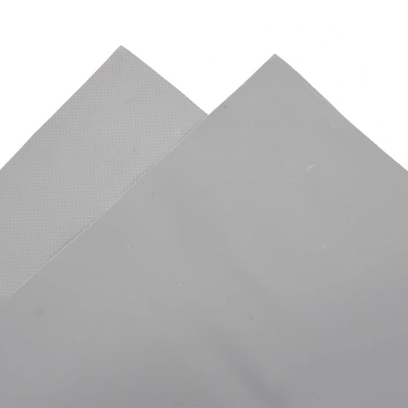 Plandeka, szara, 5x8 m, 650 g/m²
