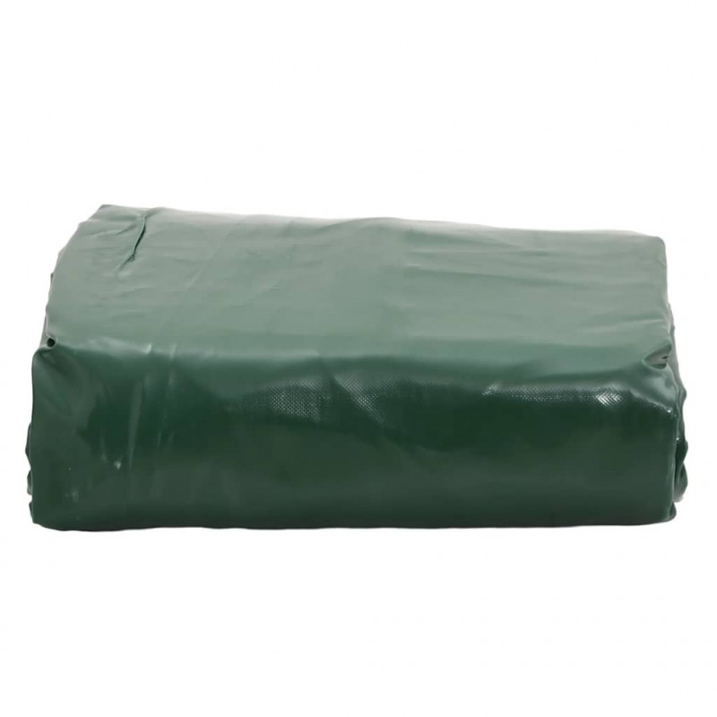 Plandeka, zielona, 4x8 m, 650 g/m²