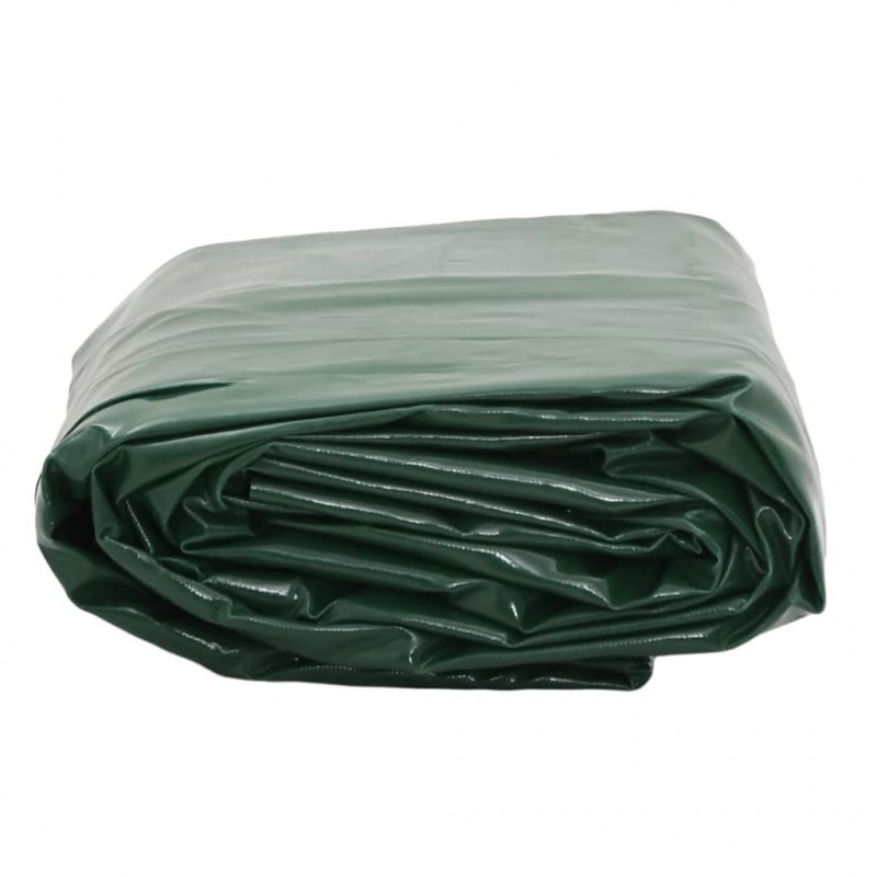 Plandeka, zielona, 4x8 m, 650 g/m²