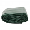 Plandeka, zielona, 4x8 m, 650 g/m²