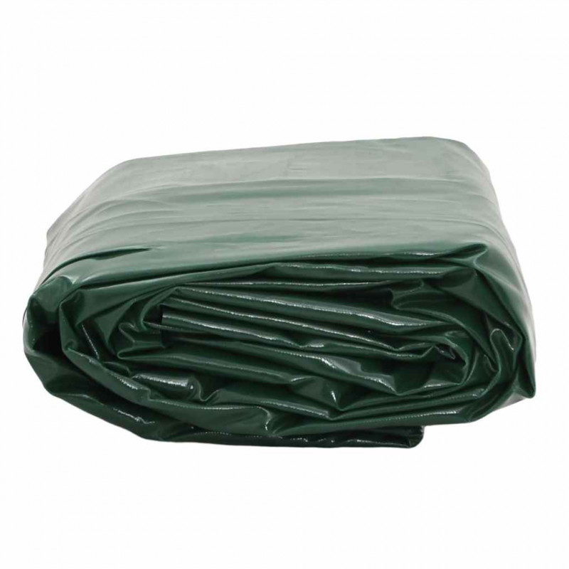 Plandeka, zielona, 1,5x10 m, 650 g/m²