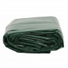 Plandeka, zielona, 1,5x10 m, 650 g/m²