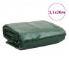 Plandeka, zielona, 1,5x20 m, 650 g/m²