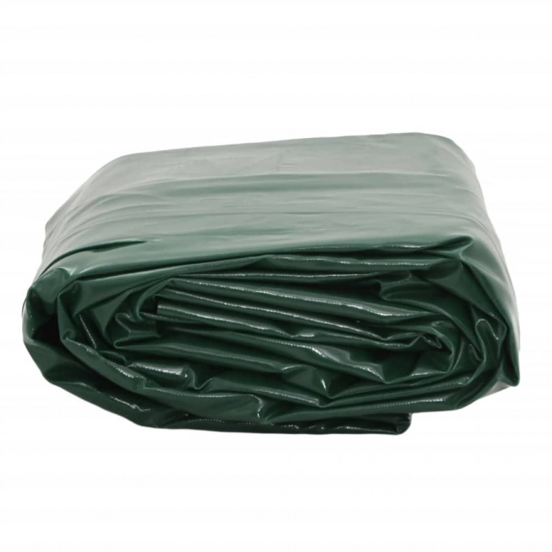 Plandeka, zielona, 2,5x3,5 m, 650 g/m²