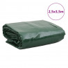 Plandeka, zielona, 2,5x3,5 m, 650 g/m²
