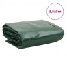 Plandeka, zielona, 3,5x5 m, 650 g/m²