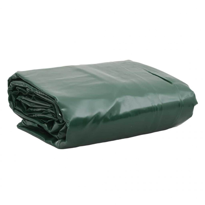 Plandeka, zielona, 5x6 m, 650 g/m²