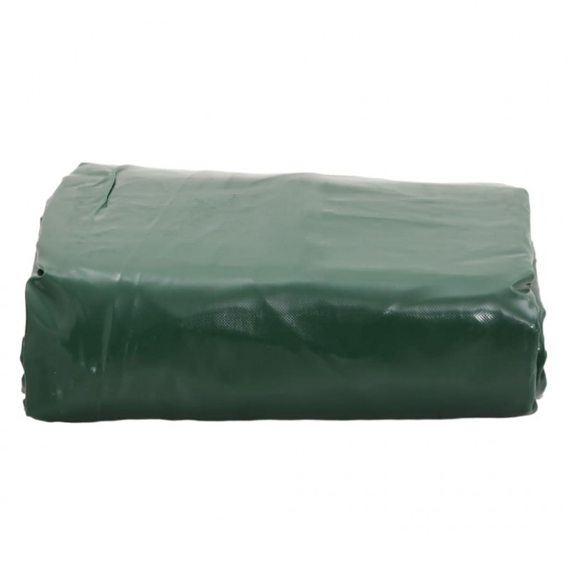 Plandeka, zielona, 5x6 m, 650 g/m²