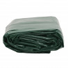 Plandeka, zielona, 6x8 m, 650 g/m²