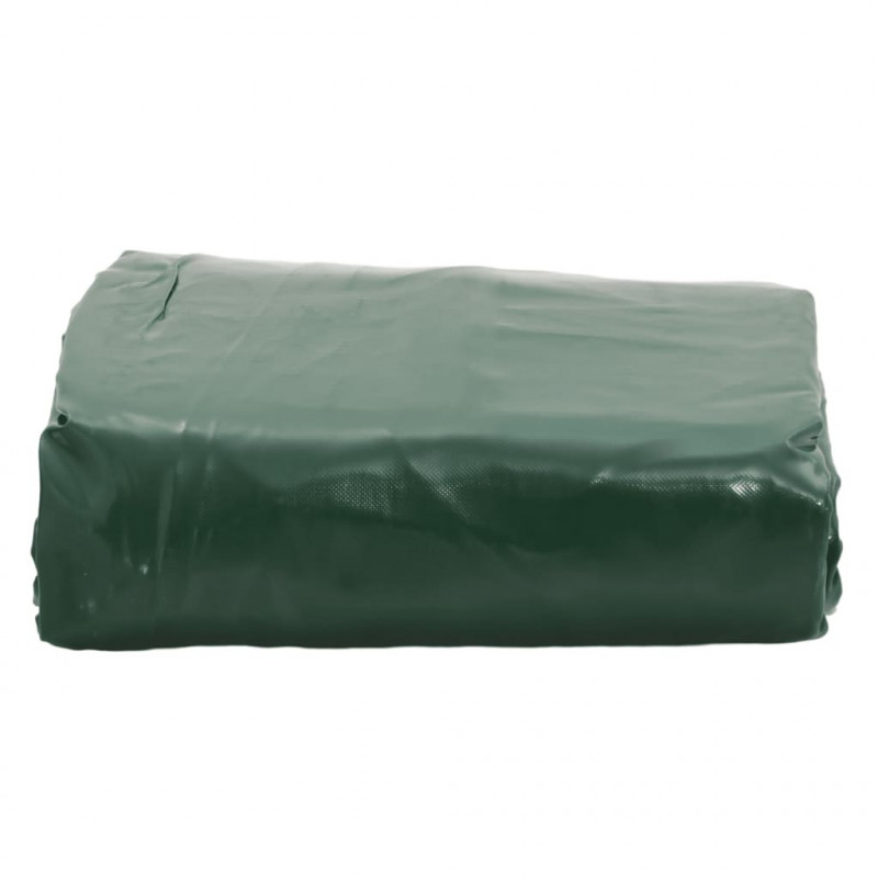 Plandeka, zielona, 5x7 m, 650 g/m²