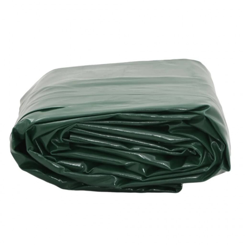 Plandeka, zielona, 5x8 m, 650 g/m²