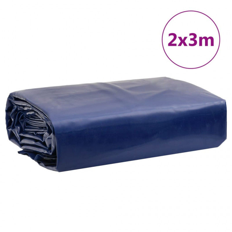 Plandeka, niebieska, 2x3 m, 650 g/m²