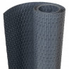 Parawan balkonowy, antracytowy, 600x100 cm, polirattan
