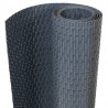 Parawan balkonowy, antracytowy, 1000x80 cm, polirattan