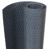 Parawan balkonowy, antracytowy, 1000x90 cm, polirattan