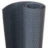Parawan balkonowy, antracytowy, 1000x100 cm, polirattan