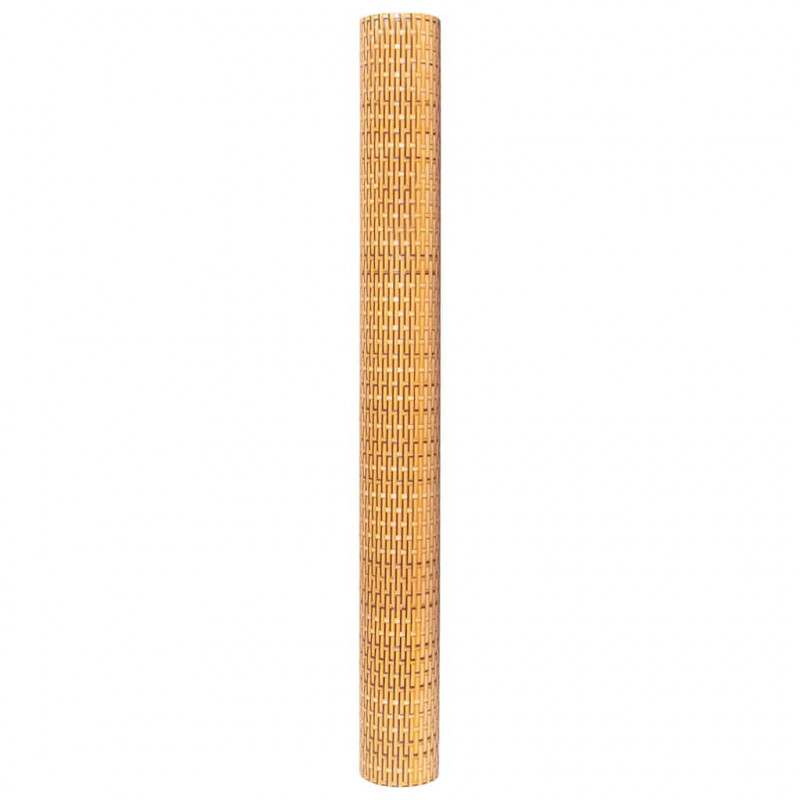 Parawan balkonowy, jasnobrązowy, 1000x90 cm, polirattan