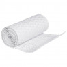 Parawany balkonowe, 10 szt., białe, 255x19 cm, rattan PE
