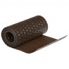 Parawany balkonowe, 10 szt., brązowo-czarne, 255x19cm rattan PE
