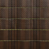 Parawany balkonowe, 10 szt., brązowo-czarne, 255x19cm rattan PE