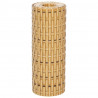 Parawany balkonowe, 10 szt., jasnobrązowe, 255x19 cm, rattan PE