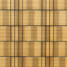 Parawany balkonowe, 10 szt., jasnobrązowe, 255x19 cm, rattan PE