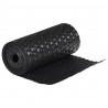 Parawany balkonowe, 5 szt., czarne, 255x19 cm, rattan PE
