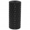 Parawany balkonowe, 10 szt., czarne, 255x19 cm, rattan PE